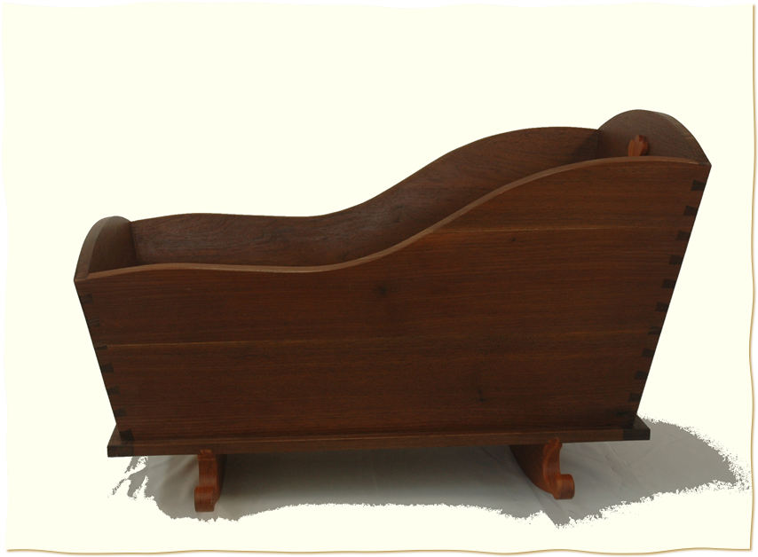 peruvian walnut cradle